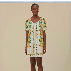 Farm Rio Papaya dress medium excellent